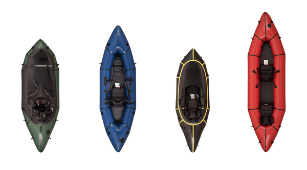 Hvilke packrafter har vi? Elvepadlingspackraft, fiskepackraft, Allrounder-packraft, Tandempackraft