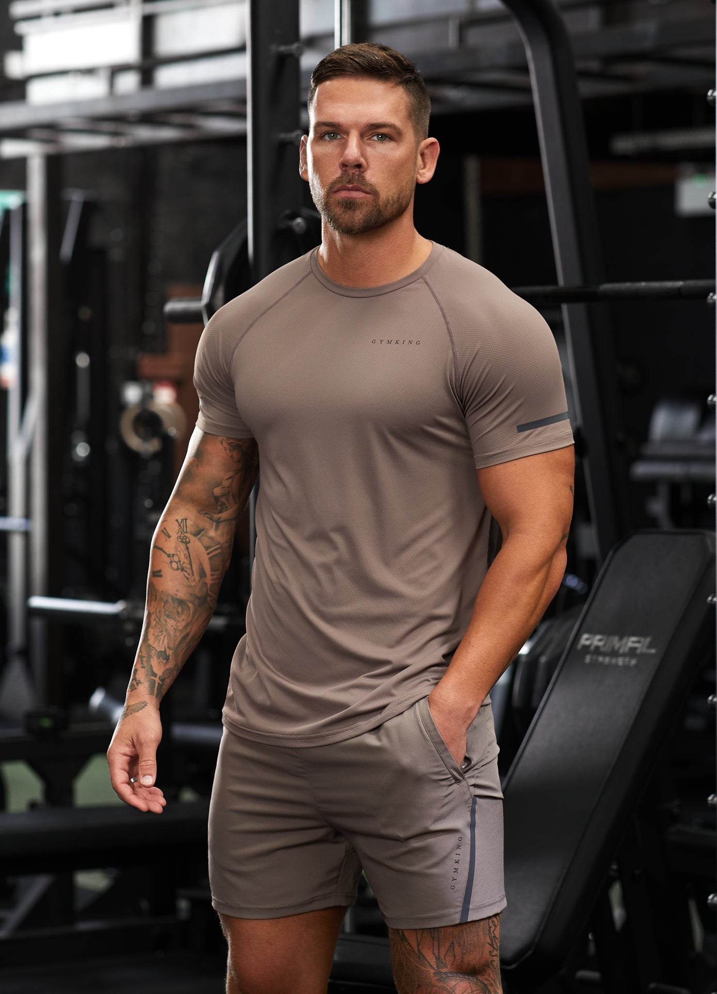 Gym King Fundamental Jersey Tee - Dark Grey – GYM KING