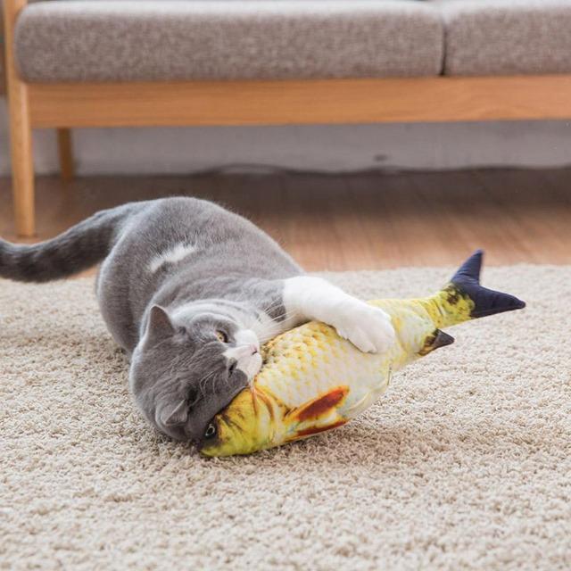 Funtoy Le Poisson Dansant Jouet Interactif Pour Chat Gadgets D Eve