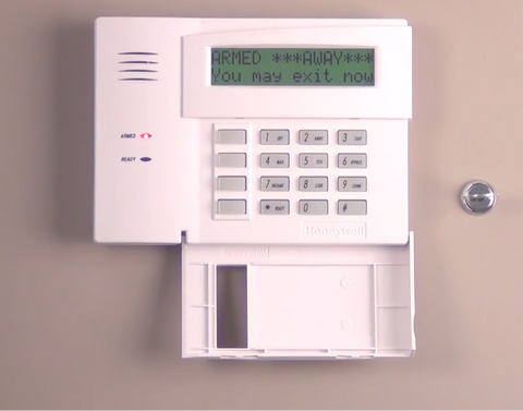 honeywell alarm system reset