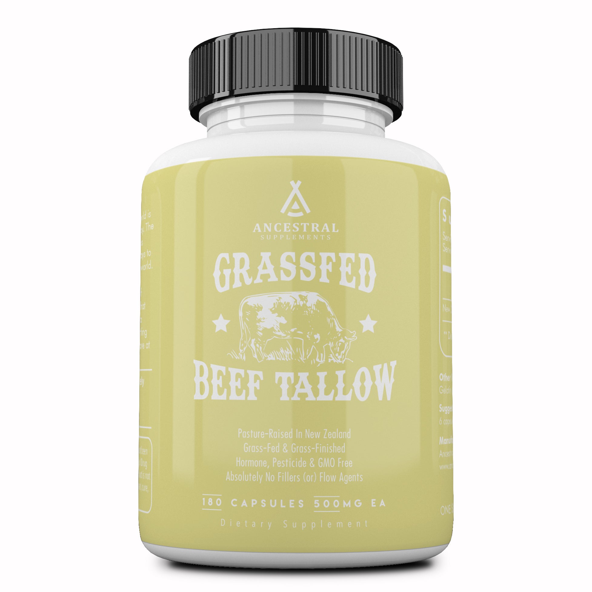 Grass Fed Beef Tallow (from Suet) by Ancestral Supplements - Ancestral Supplements product image