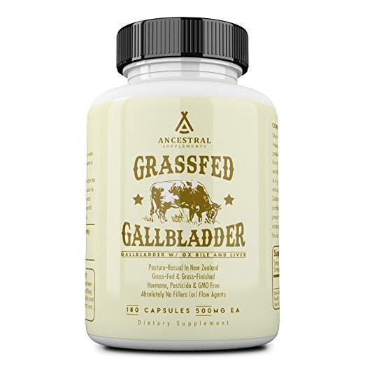 (RESERVED) Grass Fed Gallbladder (w/ Ox Bile and Liver) by Ancestral Supplements - Ancestral Supplements product image