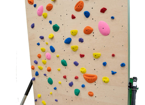 EverActive Junior Freestanding Adjustable Climbing Wall with hand holds