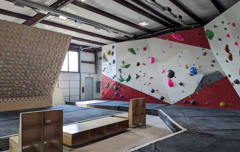 Bouldering wall and EverActive Wall by Kumiki Climbing