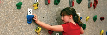 Wall Scrabble - Climbing Wall Activity
