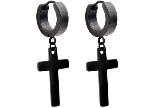 Black Cross Earrings Men - Shop on Pinterest