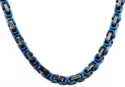COAI-Asian-Blessing-Lapis-Lazuli-Blue-Stone-Beaded-Mala-Necklace-for-Men -Women