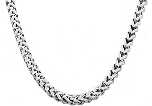 Stainless Steel 4mm Cable Link 20 inch Chain Necklace - SSW627