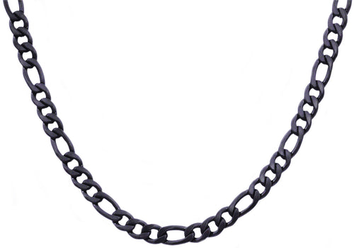 TINGN Black Chain for Men 5mm 35 Inch Stainless Steel Black Twist Rope  Chain Necklace for Men