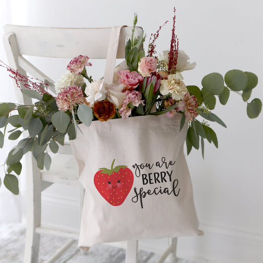 You Are Berry Special Cotton Canvas Tote Bag – The Cotton and Canvas Co.