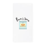 Bun in the Oven Cotton Canvas Kitchen Tea Towel - The Cotton and Canvas Co.