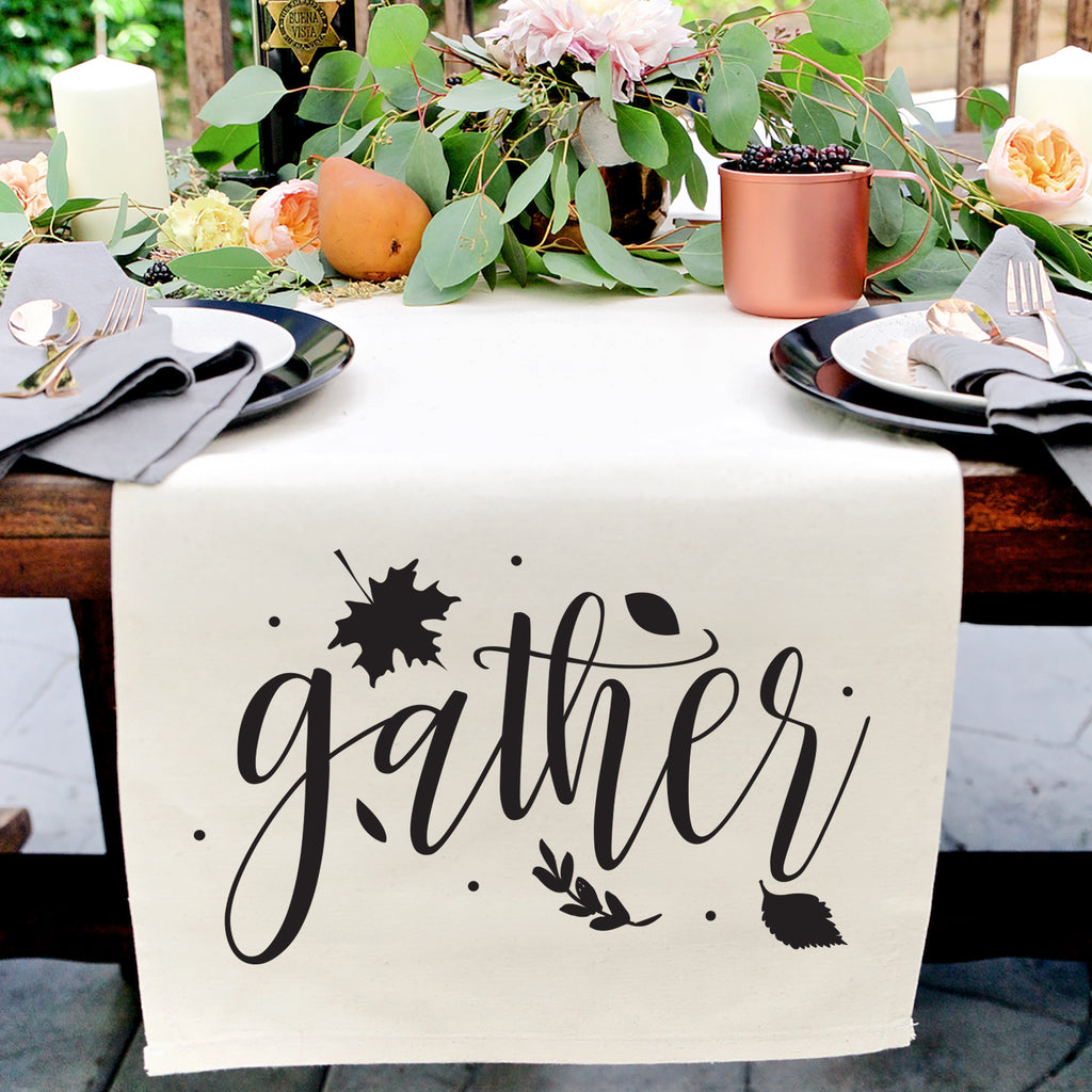 Gather Canvas Table Runner – The Cotton & Canvas Co.