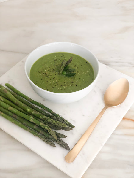 Healthy Eats: Asparagus Soup | De La Heart