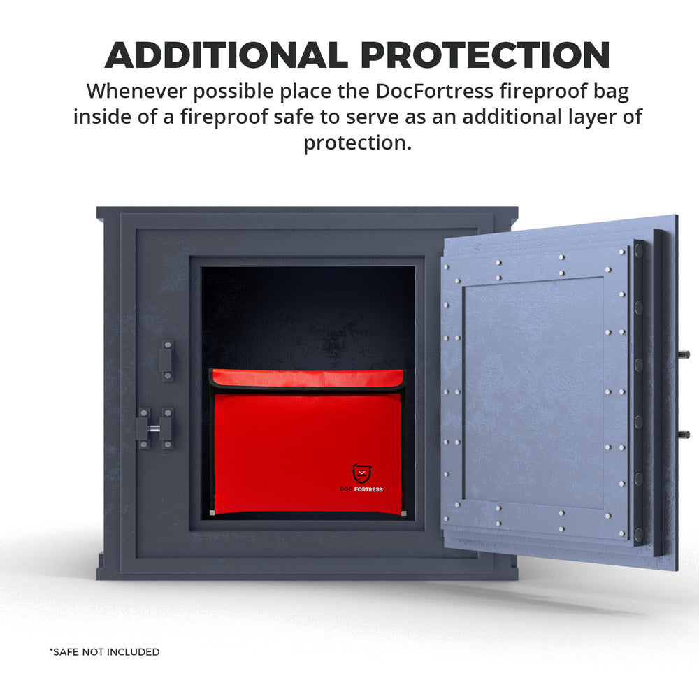 Fireproof Document Bag with Lock – Vintez Technologies