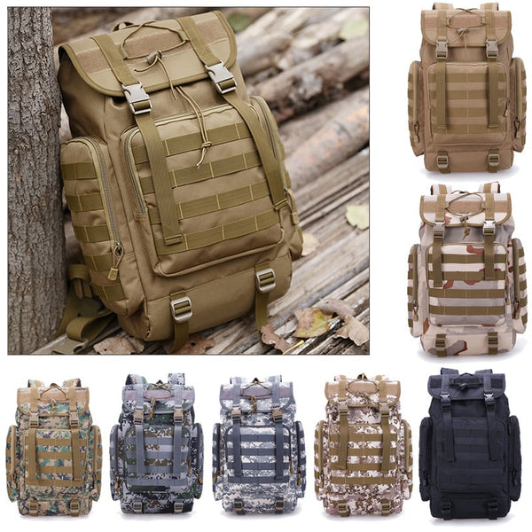 Knox40™ - Military Style Outdoor Large 40L Backpack with MOLLE Webbing ...