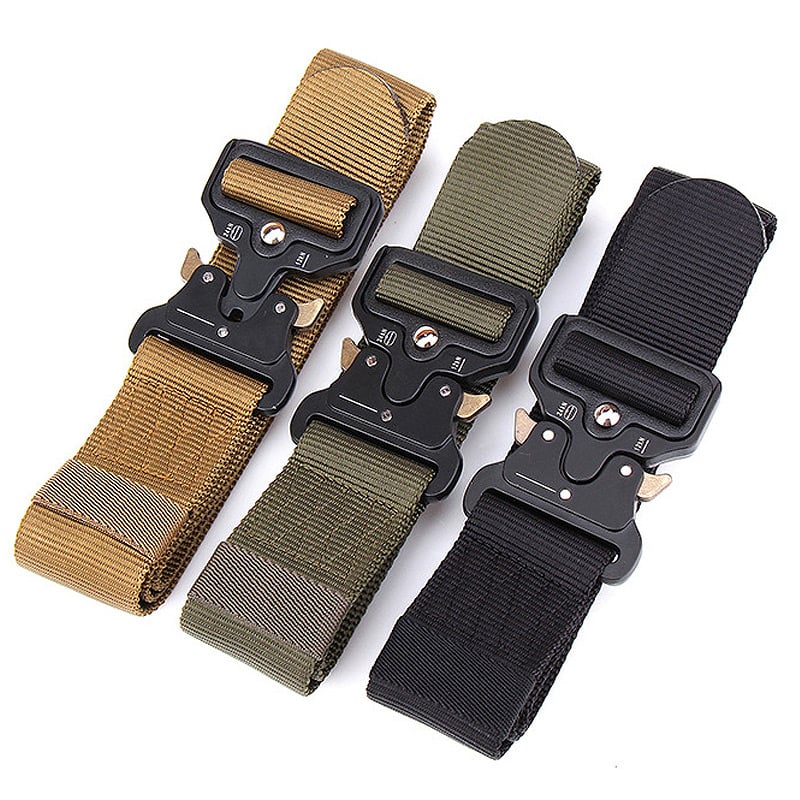 Heavy Duty Tactical Utility Belt w/ Metal Buckle Stealth Angel Surviva ...