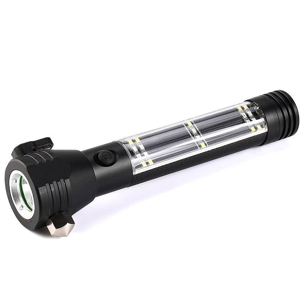 10-IN-1 Multi-Function Outdoor Emergency Flashlight Tactical Torch Survival  Tool