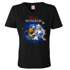 Magical True Dungeon V-Neck T-Shirt of Knowledge
