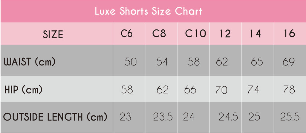 Luxe black Kids Gymnastics Shorts by GMD Activewear Australia