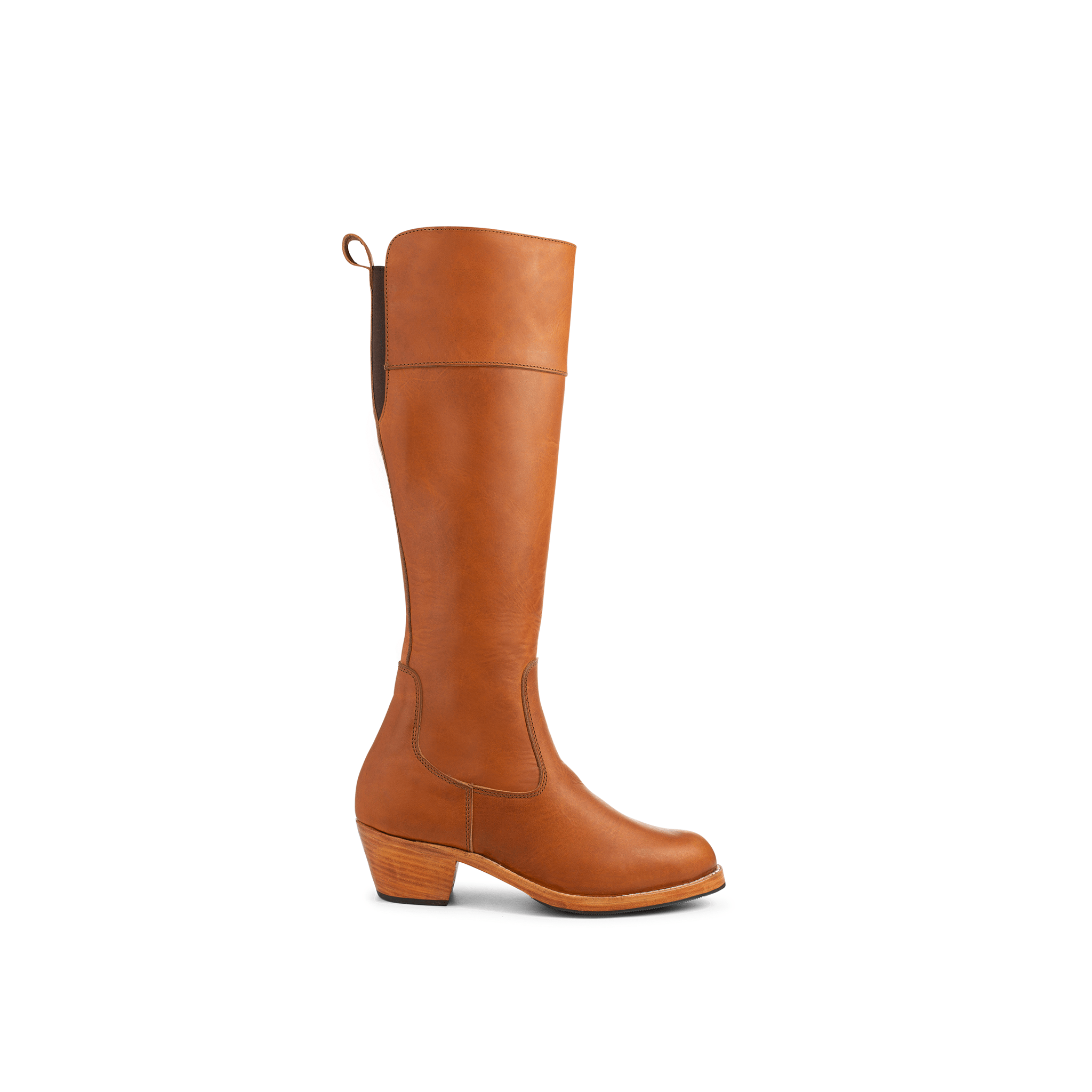 The Condesa in Caramel ~ Wide ~ Wide Calf 49cm