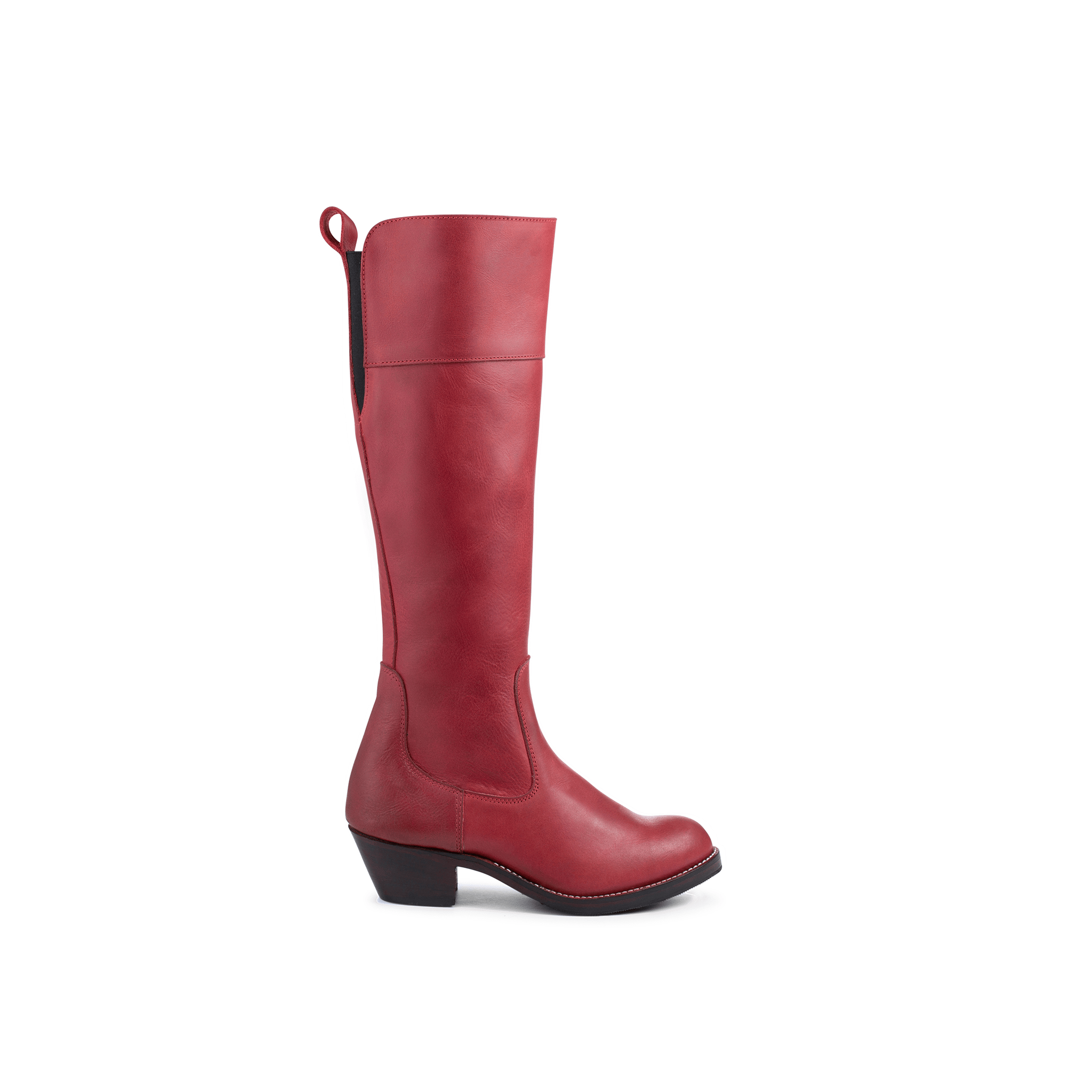 The Condesa in Pomegranate ~ Very Wide ~ Standard Calf 37cm