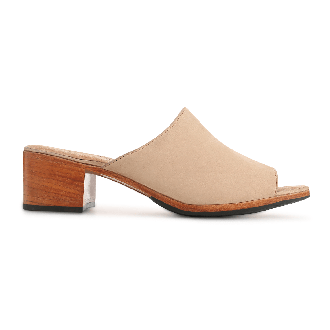 The Peep Toe Camila in Oatmeal ~ Super Wide