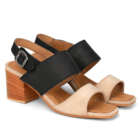 Handcrafted Leather Block Heel Sandals | The Serena – Adelante Shoe Co.