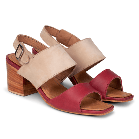 Handcrafted Leather Block Heel Sandals | The Serena – Adelante Shoe Co.