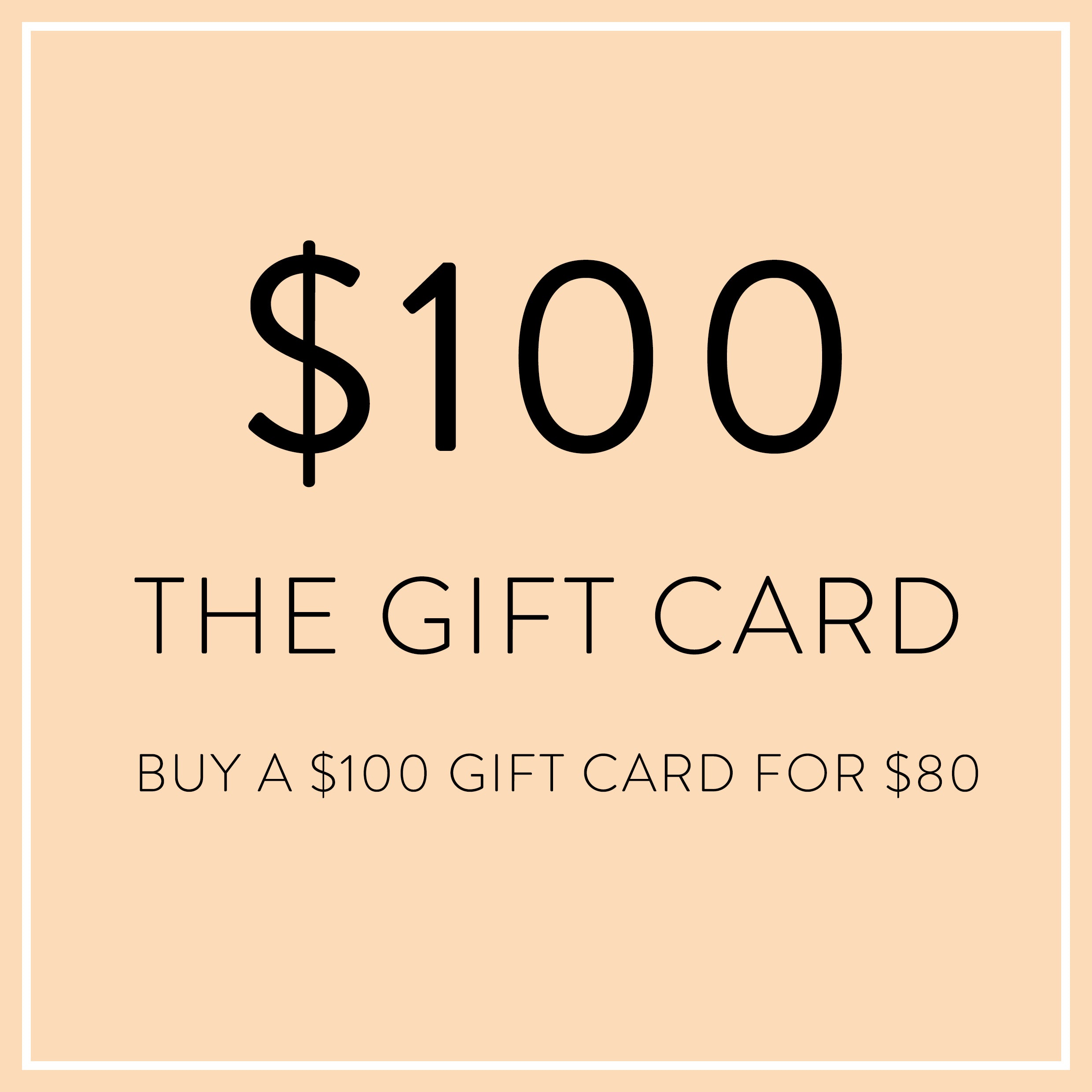 Buy a $100 gift card for $80 – LinnaLove