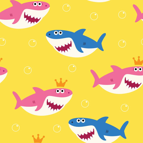 Life Magic Box Baby Shark Birthday Photo Background For Home Interior Amybackdrops