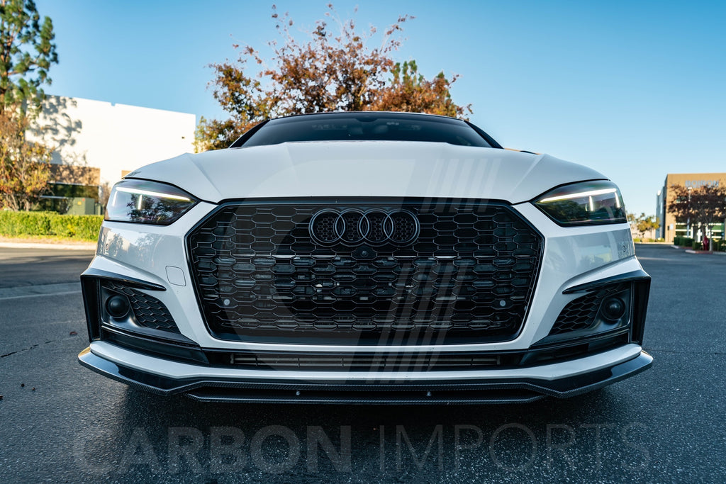 Audi A5 S5 2017 2019 B9 Carbon Fiber Front Lip – Carbon Imports