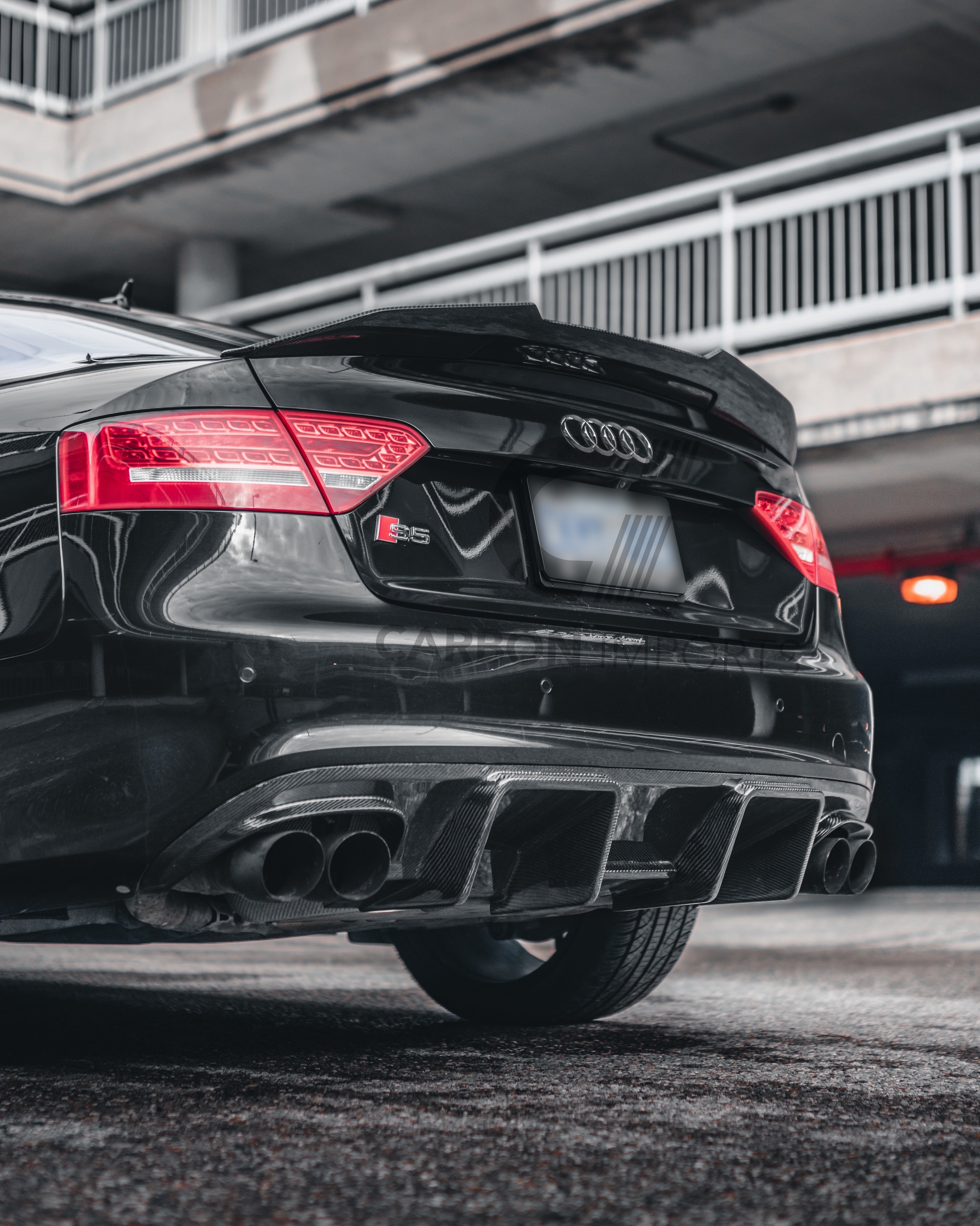 Audi S5 A5 S Line Carbon Fiber Diffuser B8 2007 2012 – Carbon Imports