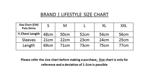 Mens Lacoste Polo Size Chart