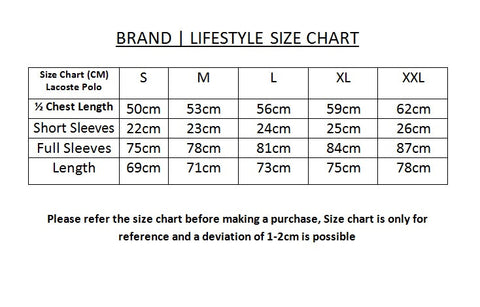Lacoste Size Chart Jacket