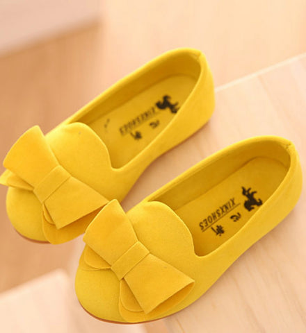 yellow little girl shoes