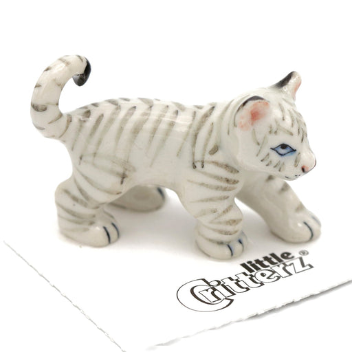 White Tiger - Porcelain Animal Figurines — Little Critterz