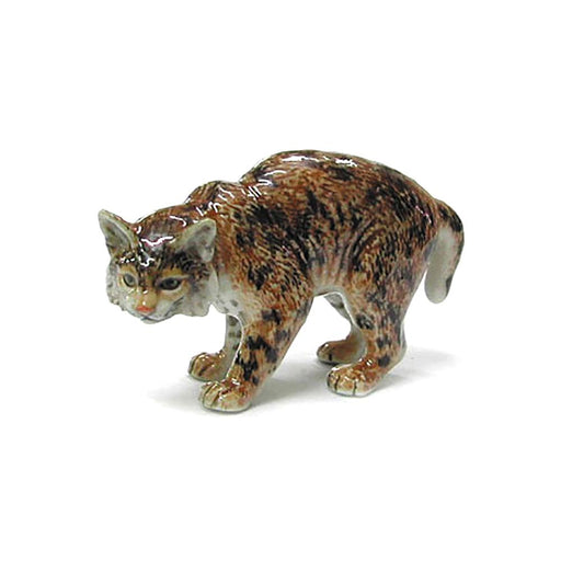 Cat - Grey Tabby KittenLily - miniature porcelain figurine