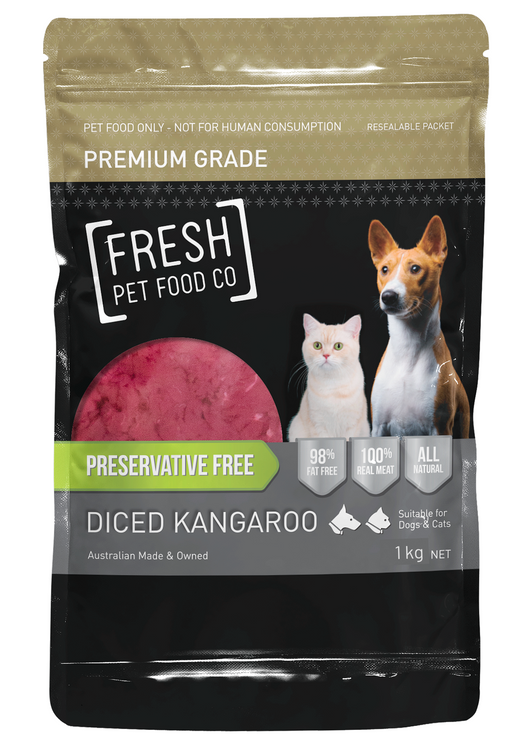 fresh kangaroo meat for dogs