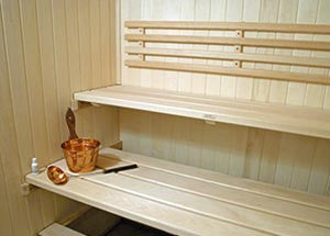 Custom Basswood Sauna Bench