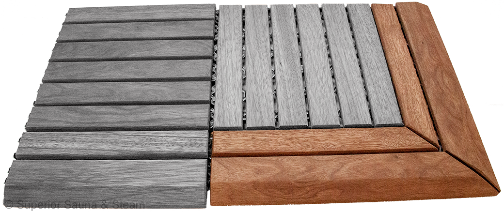 Hardwood Flooring Snap Together Corner Superior Saunas