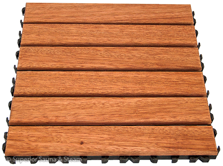 Hardwood Sauna Floor Tile – Superior Saunas