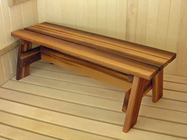 Portable Stout Bench Red Cedar – Superior Saunas