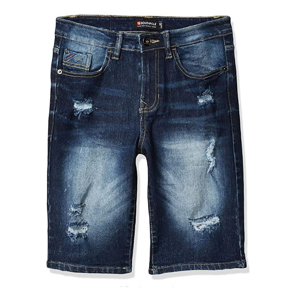 boys ripped jean shorts