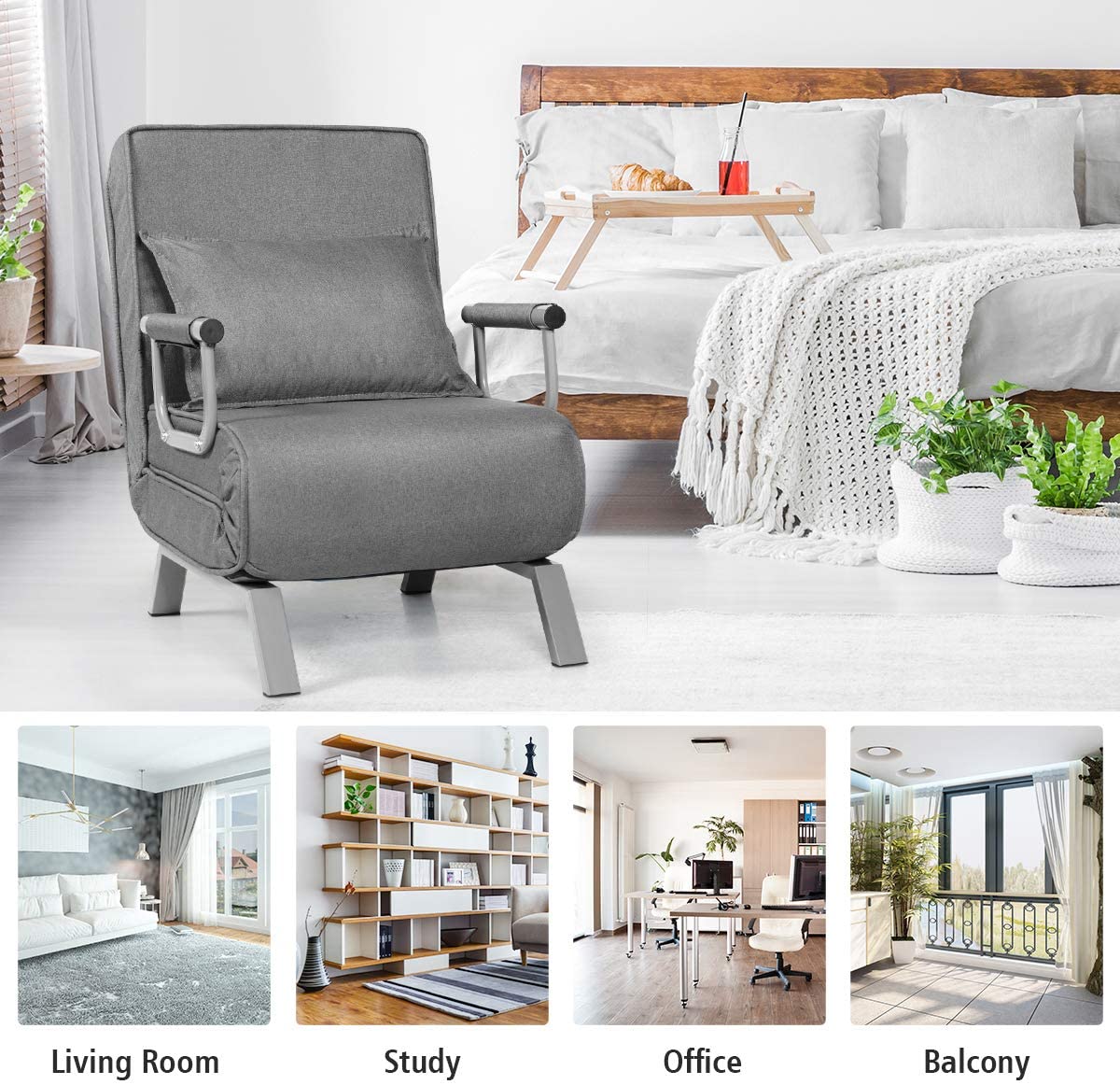 Sofá cama plegable multifuncional 3 en 1 - good idea products shop