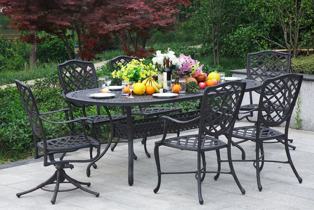 cbm cast aluminum patio furniture