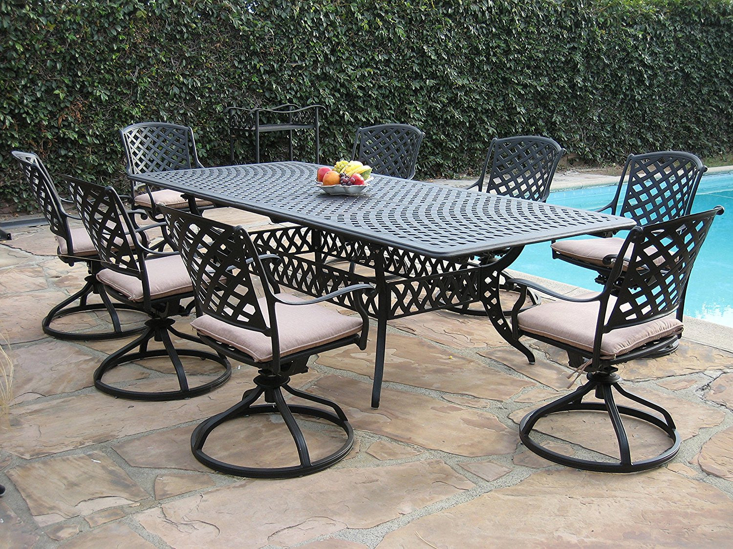 cbm cast aluminum patio furniture