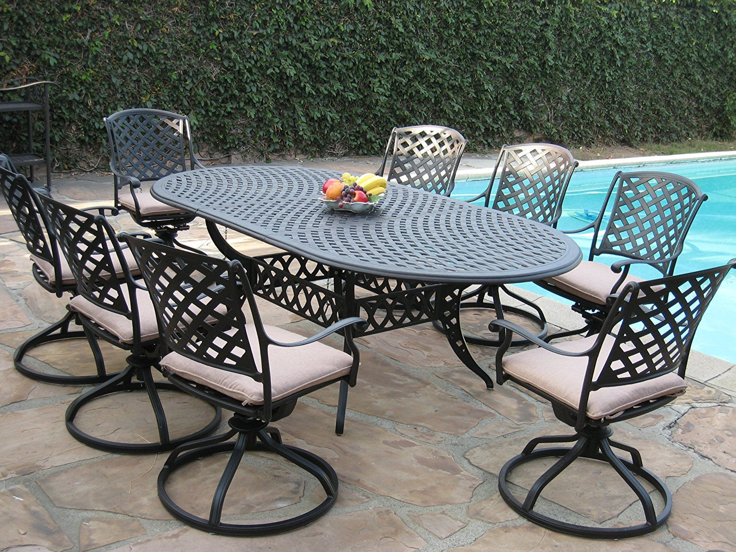 cbm cast aluminum patio furniture