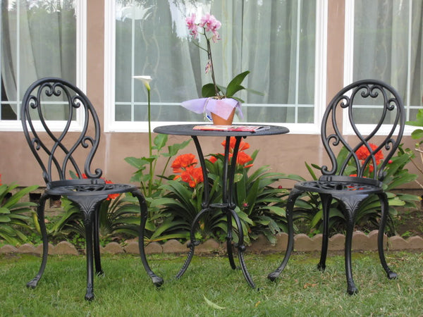 Cast Aluminum 3 Piece Bistro Set B (3PB-WZ167T&178C) – Grand Patio ...