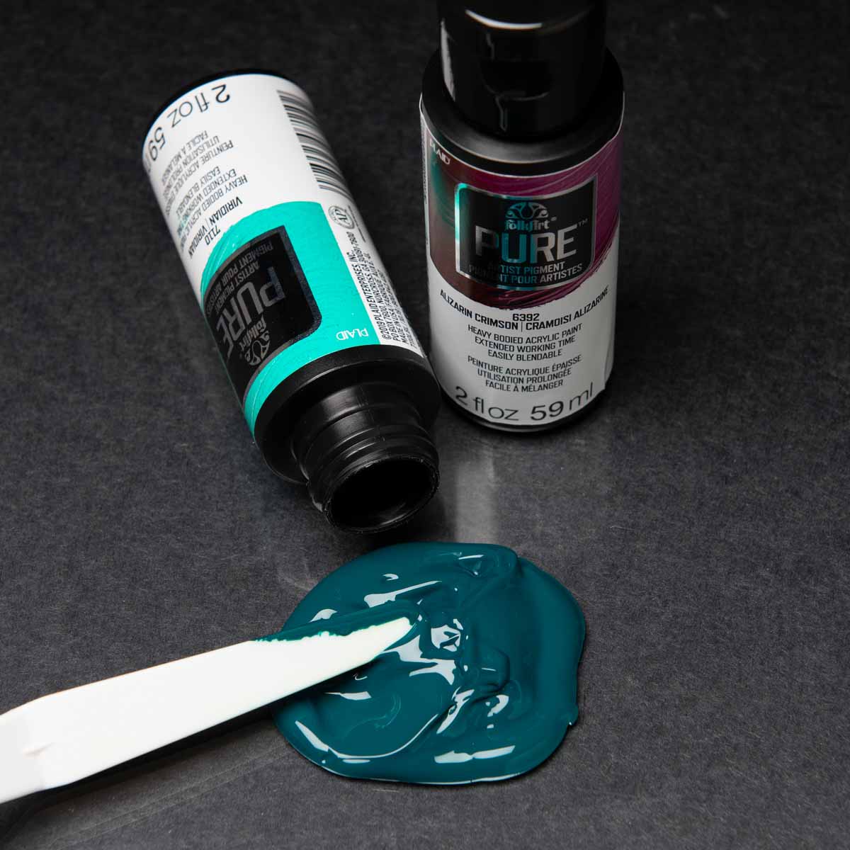 3pc FolkArt One Stroke Pure Artist Pigment Palette/Painting Knife Set