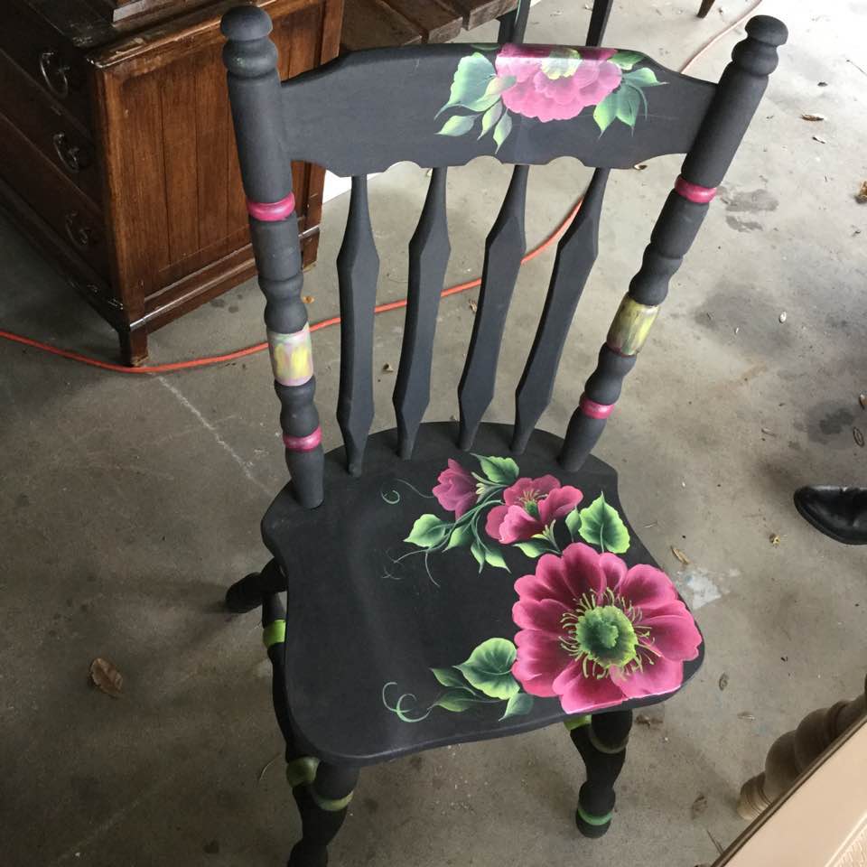Floral Chair Downloadable Video Lesson - Dewberry U